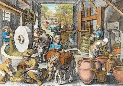 The Production of Olive Oil, plate 13 from 
